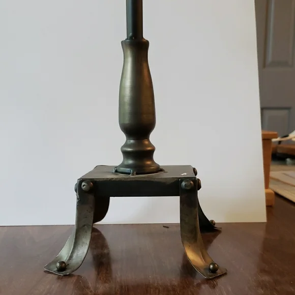 Black Metal Candle/plant Stand 12in - Picture 8 of 10